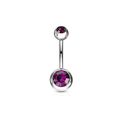 Šperky4U piercing do pupíku banánek titan TIT1001-A