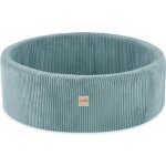 Plush Nest suchý bazén kulatý prémiový manšestr modrý 90 x 30 cm – Hledejceny.cz