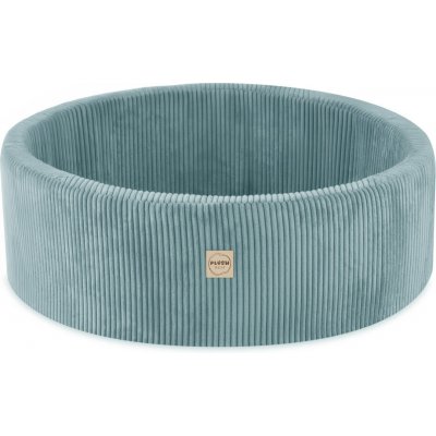 Plush Nest suchý bazén kulatý prémiový manšestr modrý 90 x 30 cm – Hledejceny.cz