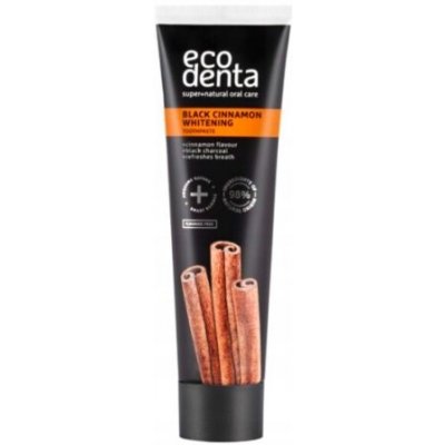 Ecodenta skořicová bělící s aktivním uhlím 100 ml – Hledejceny.cz