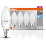 Osram sada 4x LED žárovka E14, Candle, 5,5W, 470lm, 4000K, neutrální bílá – Hledejceny.cz