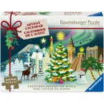 RAVENSBURGER Puzzle Adventní kalendář: Vánoce po celém světě 24x54 dílků – Sleviste.cz