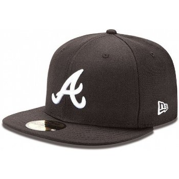 New Era 5950 MLB Basic Atlanta Braves Black White