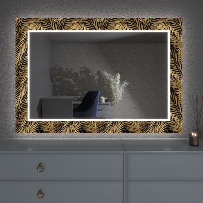 Artalo LED zrcadlo s dekorem D2 50 x 50 cm – Hledejceny.cz
