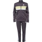 adidas 3-stripes Tiberio dětská souprava tmavě šedá – Zboží Dáma
