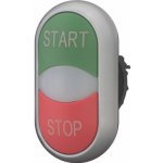 Eaton M22-DDL-GR-GB1/GB0 216702 Dvojité tlačítko hlavice-START/STOP zelená/červ. – Hledejceny.cz