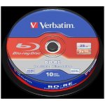 Verbatim BD-RE 25GB 2x, spindle 10ks (43694) – Zboží Živě