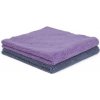 Příslušenství autokosmetiky Purestar Two Face Buffing Towel Purple/Gray