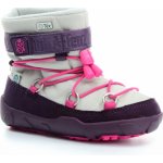 Barefoot sněhule Affenzahn Snowboot Econyl Snowy Bird vínové – Hledejceny.cz