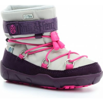 Barefoot sněhule Affenzahn Snowboot Econyl Snowy Bird vínové – Hledejceny.cz