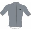 Cyklistický dres Force CHARM krátký rukáv šedý
