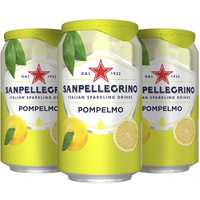 Sanpellegrino Pompelmo grapefruit plech 24 x 330 ml – Hledejceny.cz