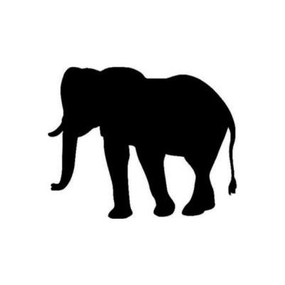 Slon plastová šablona 107 B 14,5x14,5cm – Hledejceny.cz