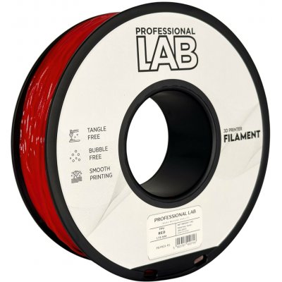 Professional Lab TPU 95A 1,75 mm 1 kg Červená – Hledejceny.cz