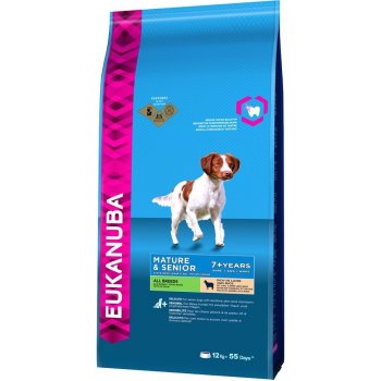 Eukanuba Mature & Senior Lamb 2 x 12 kg