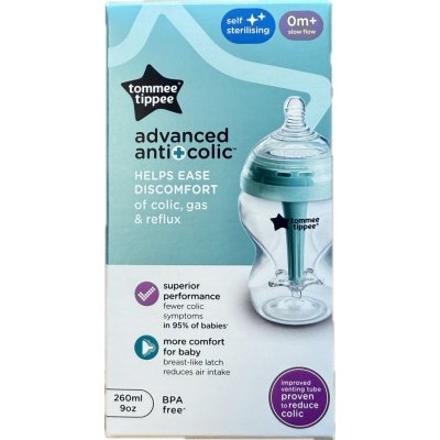 Tommee Tippee kojenecká láhev Advanced AntiColic modrá 260ml – Zbozi.Blesk.cz