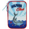 Školní penál Target plný 33-dílný/Dolphins Club