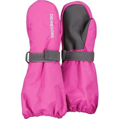 Didriksons Dětské zimní rukavice Biggles Plastic pink palčáky – Zboží Dáma
