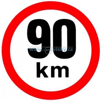 Tanatech Samolepka rychlosti 90 km – Hledejceny.cz