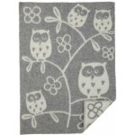 Klippan Vlněná dětská deka Tree Owl Grey – Zboží Mobilmania