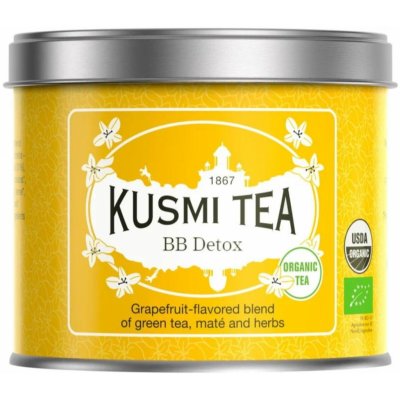 Kusmi Tea Sypaný zelený čaj BB Detox Bio kovová dóza 100 g – Zbozi.Blesk.cz