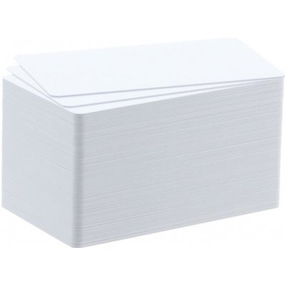 BADGY PVC Cards x100 - Thin (20mil - 0,50 mm) CBGC0020W – Zboží Živě