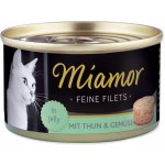 Finnern Miamor Feine filety tuňák & zelenina 100 g – Zboží Mobilmania