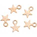 Hvězdička 5ks plná zlatá – Zboží Dáma