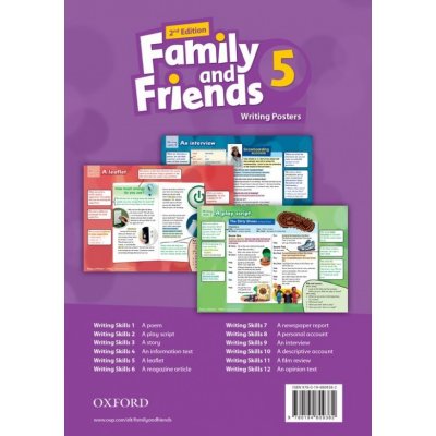 Family and Friends 2nd Edition 5 Posters