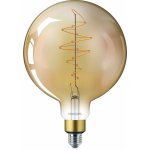 Vintage LED filament žárovka E27 G200 7W 470lm 1800K stmívatelná, zlatá – Hledejceny.cz