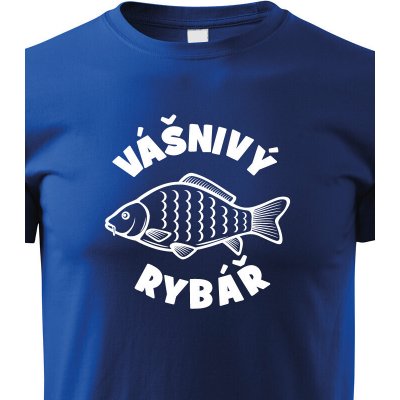 dětské triko Vášnivý rybář, modrá – Hledejceny.cz