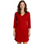 Jožánek kojící noční košile rozepínací 3/4 rukáv červená – Zboží Dáma