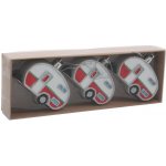 Pro-Tech shop Sada 3 nerozbitných ozdob karavan 8cm mix barev 69715 – Hledejceny.cz