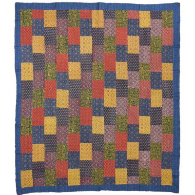 Sanu Babu přehoz na postel dvojitý prošívaný patchwork multicolor 248 x 274 cm