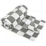Bellatex deka Kemping šedá kostka 150x200 – Sleviste.cz