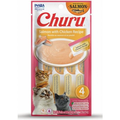 Churu Cat Chicken & Salmon 4 x14 g – Hledejceny.cz