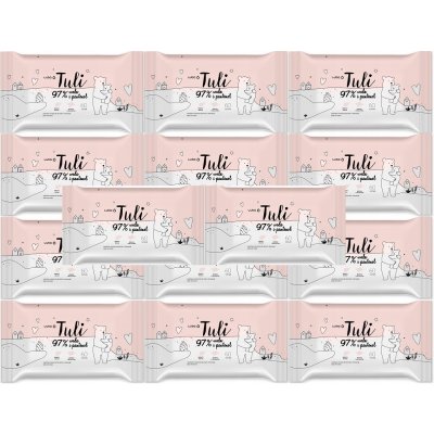 LUBA Tuli dětské vlhčené ubrousky s 97 % vody a panthenolem 60 ks – Zbozi.Blesk.cz