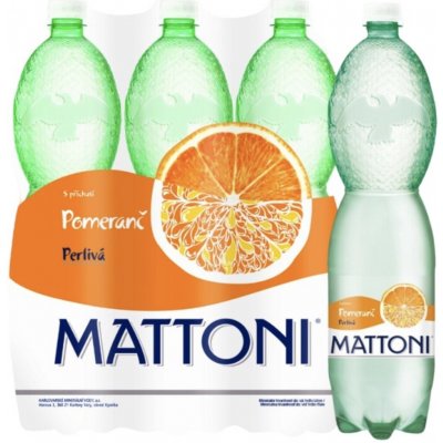 Mattoni Esence perlivá pomeranč 6 x 1,5 l – Hledejceny.cz