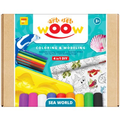 Kids Do WOW Creative set 4 in 1 "SEA ANIMALS" – Hledejceny.cz