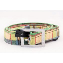 Dakine GIRLS BUCKLE belt Lime Plaid