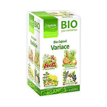 Apotheke BIO Čajové variace 4v1 20 n.s.