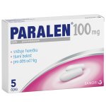 PARALEN RCT 100MG SUP 5 – Zboží Dáma