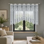 Dekorační žakárová záclona s řasící páskou EIMI 135 bílá 300x135 cm MyBestHome – Hledejceny.cz