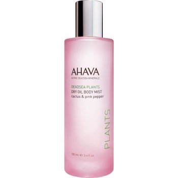 Ahava Dead Sea Plants Cactus & Pink Pepper suchý tělový olej ve spreji 100 ml