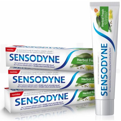 Sensodyne Herbal Fresh zubní pasta 3 x 75 ml – Zbozi.Blesk.cz