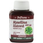 MedPharma Kyselina listová 400 mcg 107 tablet – Hledejceny.cz