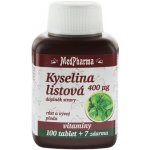 MedPharma Kyselina listová 400 µg 107 tablet – Hledejceny.cz