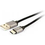 Gembird CCB-mUSB2B-AMCM-6 Opletaný USB-C - USB 2.0, M/M, 1,8m, černý – Zbozi.Blesk.cz