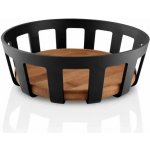 Košík na pečivo NORDIC KITCHEN 22 x 7 cm, černá, plast / bambus, Eva Solo – Zboží Mobilmania
