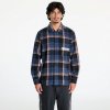 Pánská Košile Ripndip Robo button up flannel shirt navy